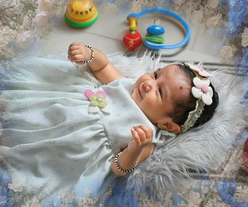 Newborn Baby Girl Wrapped In Pink Blanket Sultanpur Z 61956AA = 1 Copy 10x12 Fair Color